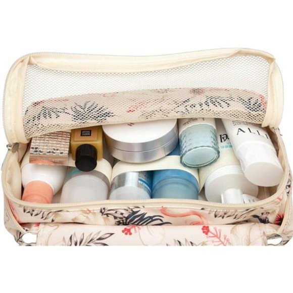 Hanging Travel Toiletry Bag Cosmetic Make up Organizer for Women Waterproof - Picture 5 of 7